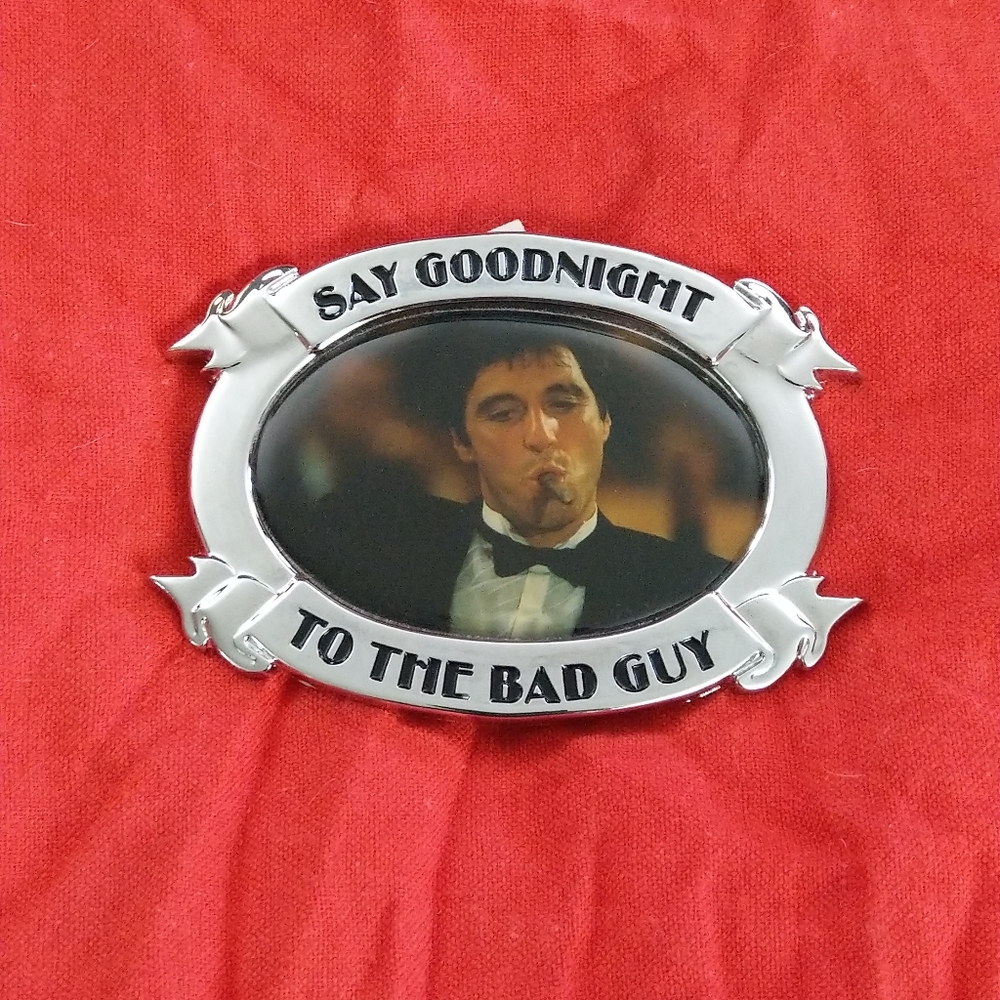 Scarface belt buckle